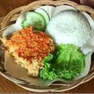 Nasi Ayam Geprek Dada Sambal Setan