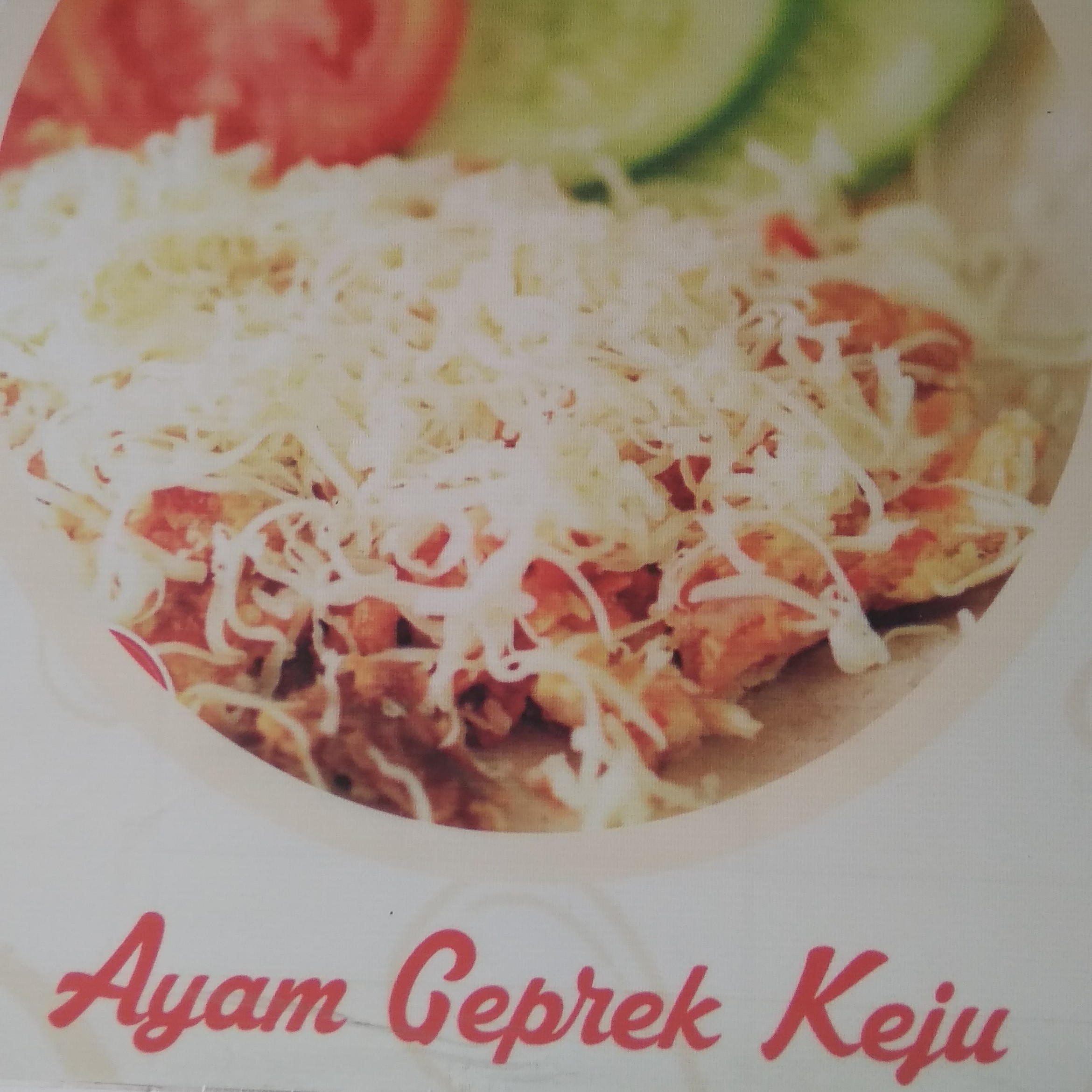 Nasi Ayam Geprek Keju