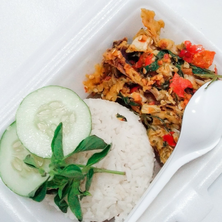 Nasi Ayam Geprek Sambal Kemangi 