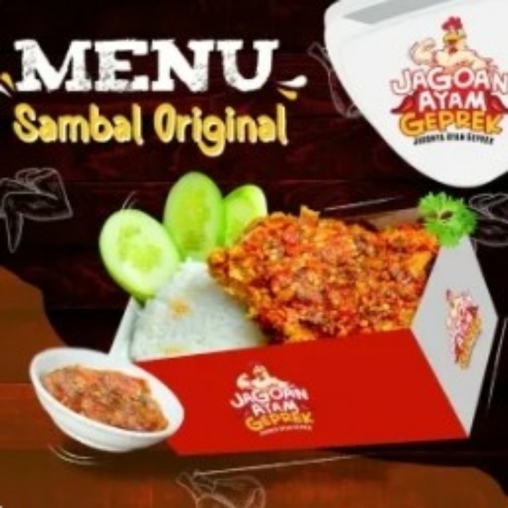 Nasi Ayam Geprek Sambal Original