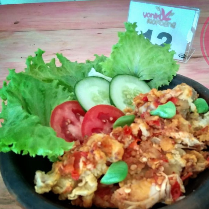 Nasi Ayam Geprek Sambal Pete