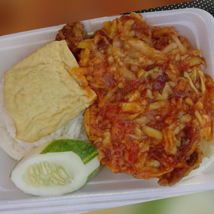 Nasi Ayam Geprek Sambel Pencit