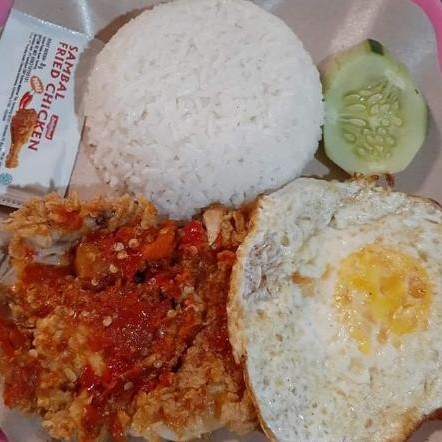 Nasi Ayam Geprek Telur