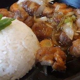 Nasi Ayam Hotplate Kari