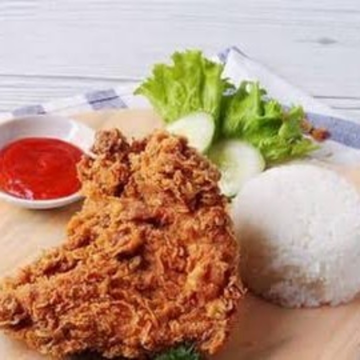 Nasi Ayam Komplit