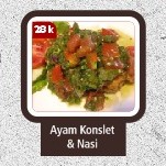 Nasi Ayam Konslet