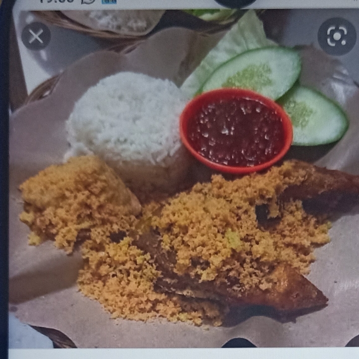 Nasi Ayam Kremes Geprek