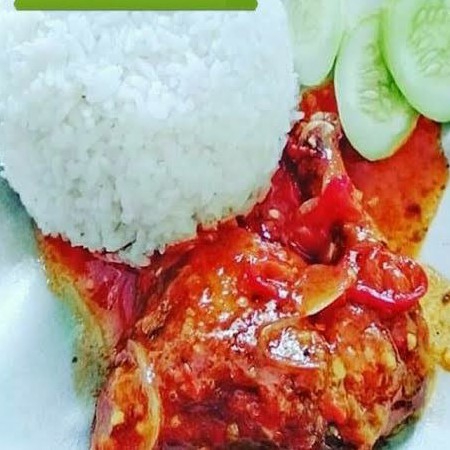 Nasi Ayam Pedas Manis