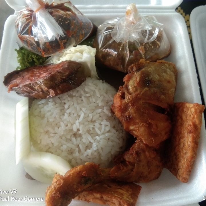 Nasi Ayam Penyet Paha