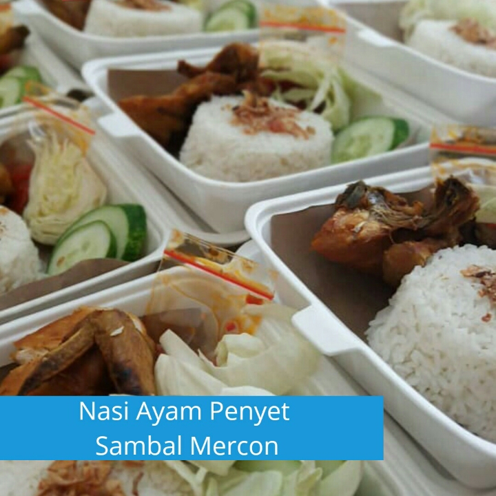 Nasi Ayam Penyet Sambal Mercon