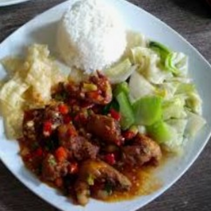 Nasi Ayam Rica Rica