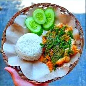 Nasi Ayam Sambal Ijo Salsa