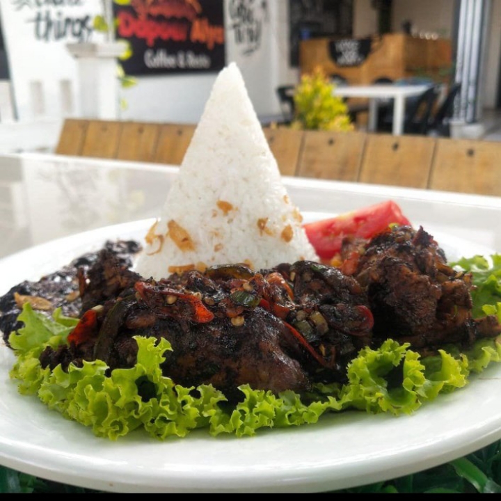 Nasi Ayam Saos Kopi