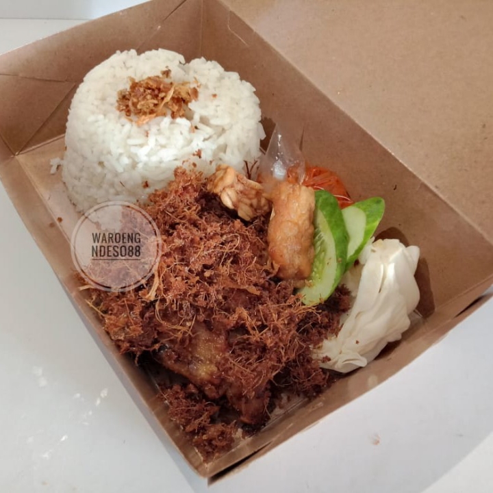 Nasi Ayam Serundeng 