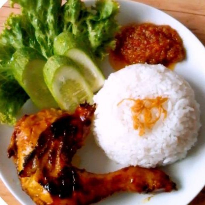 Nasi Ayam Tambah Ayam Bakar Kampung