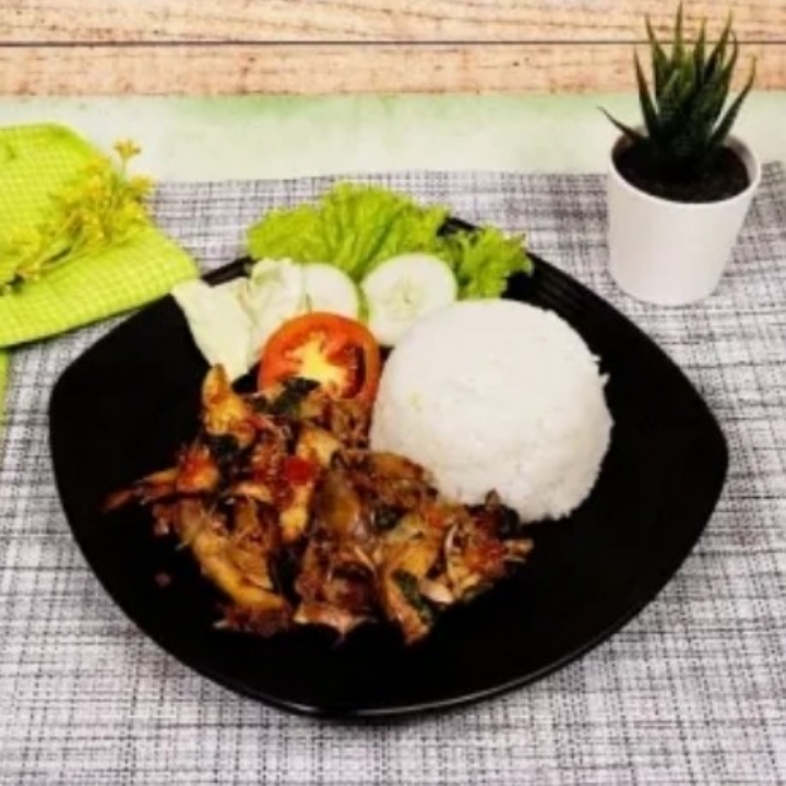 Nasi Ayam Ungkep Bakar