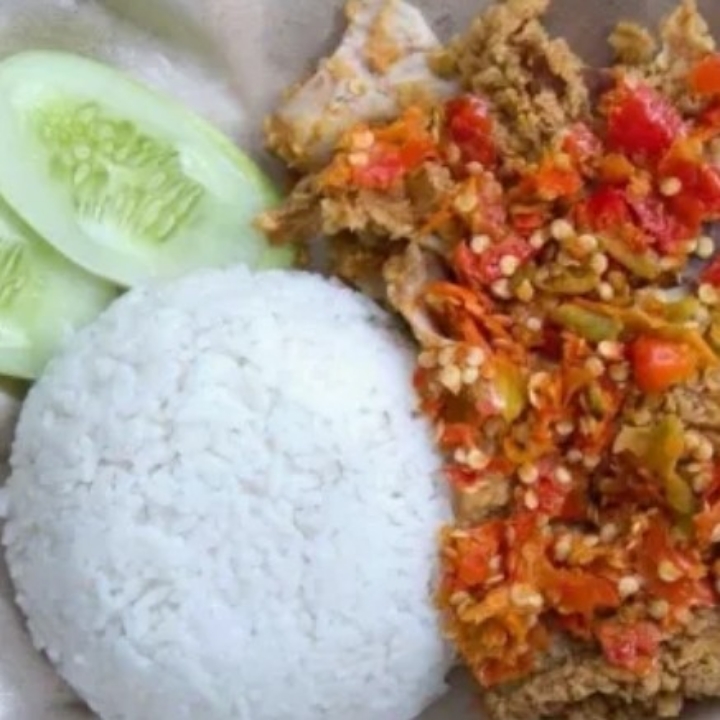 Nasi Ayam Ungkep Geprek