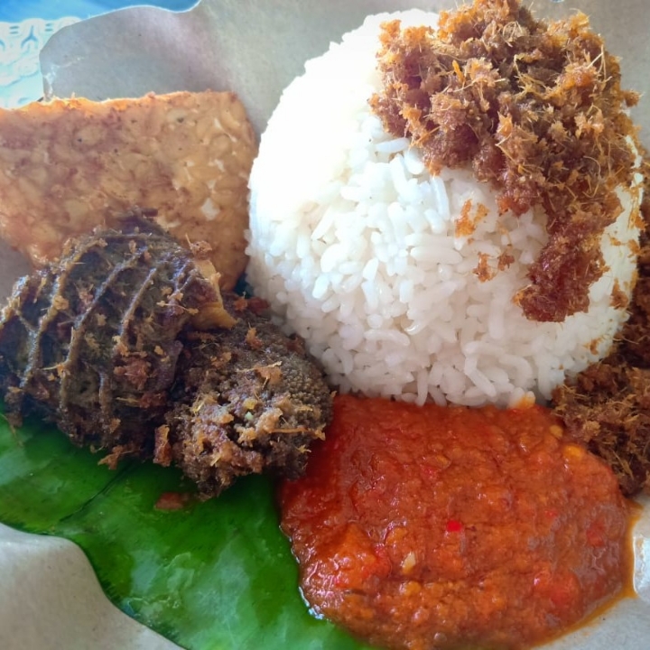 Nasi Babat Tempe Sambel