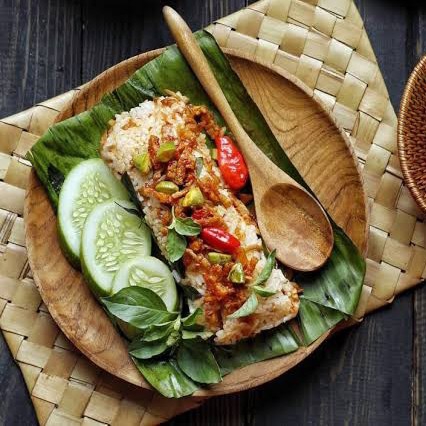 Nasi Bakar 5 Macam Rasa 