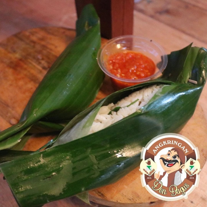 Nasi Bakar Ayam Suwir Rempah