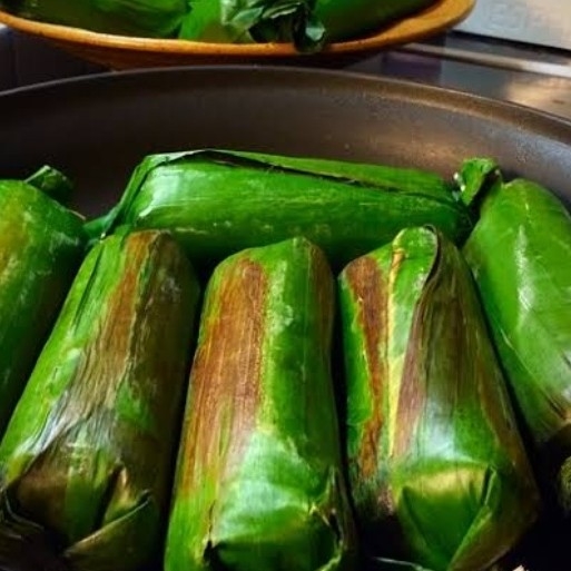 Nasi Bakar Isi Sambel Telor Suir