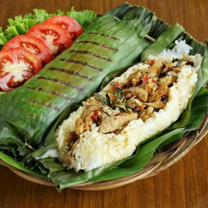 Nasi Bakar Komplit 