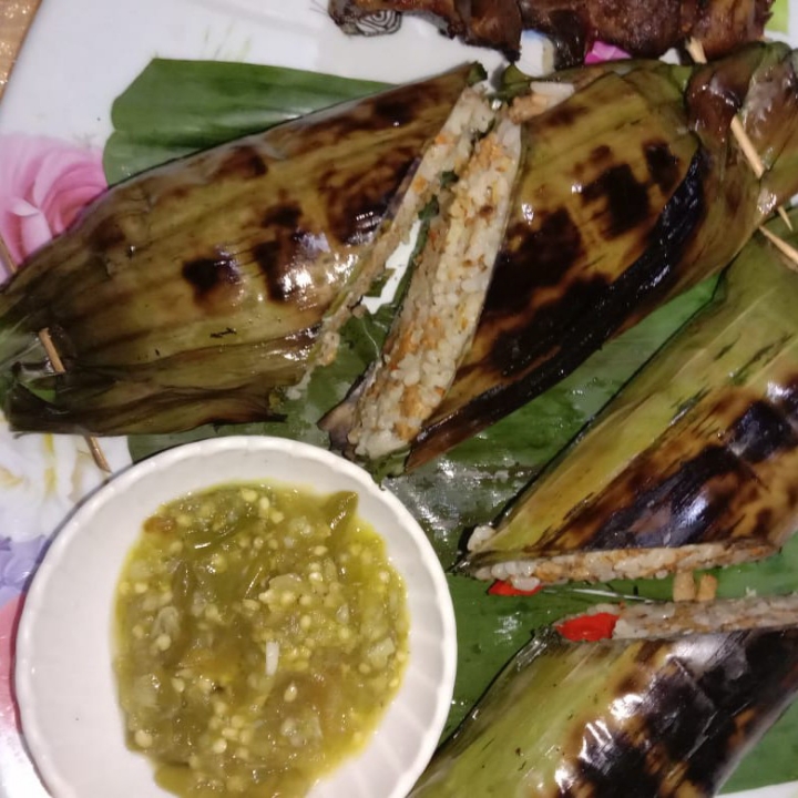 Nasi Bakar Oncom