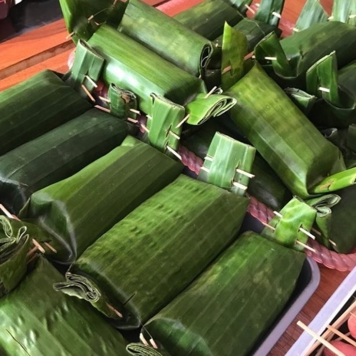 Nasi Bakar Sambel Teri Ijo