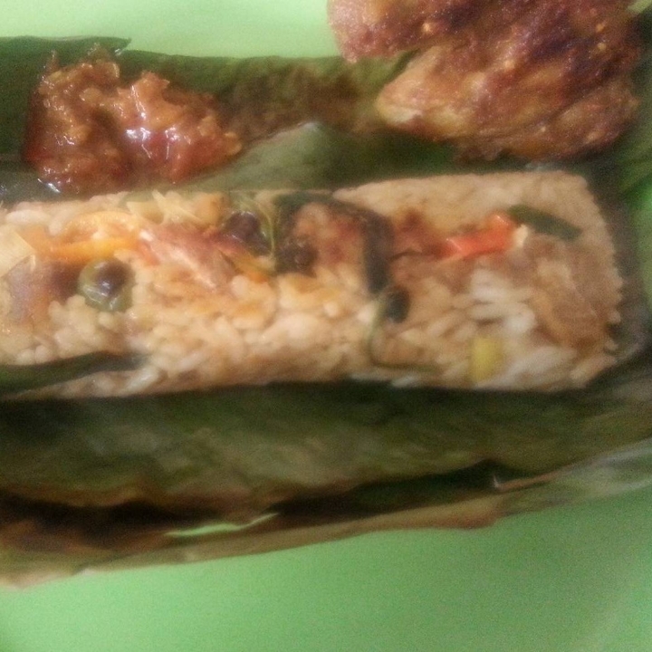 Nasi Bakar Tutug Oncom