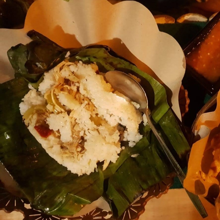 Nasi Bakar isi Ayam