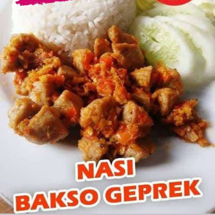 Nasi Bakso Geprek