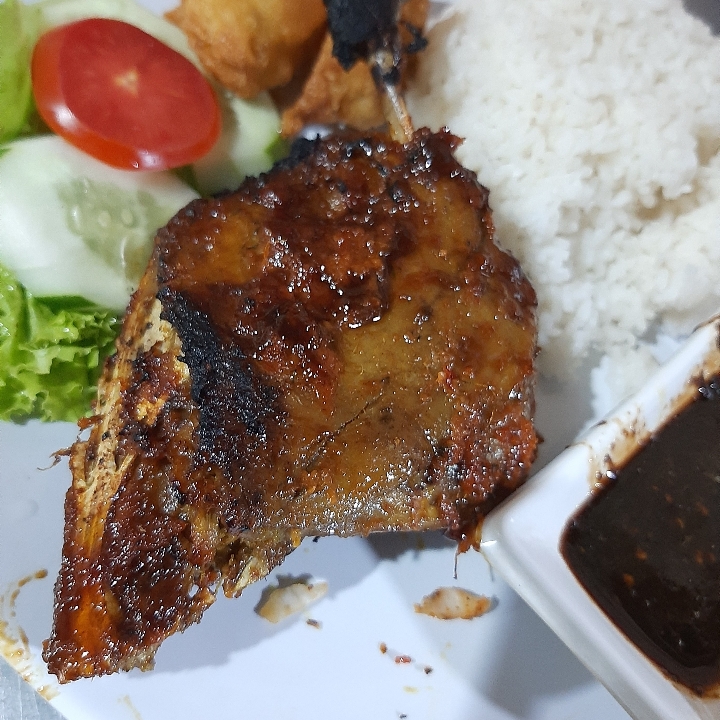 Nasi Bebek Bakar Sambal Kecap