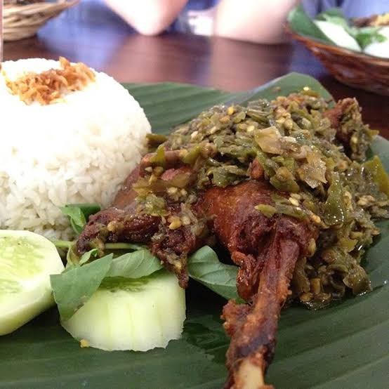 Nasi Bebek Cabe Ijo