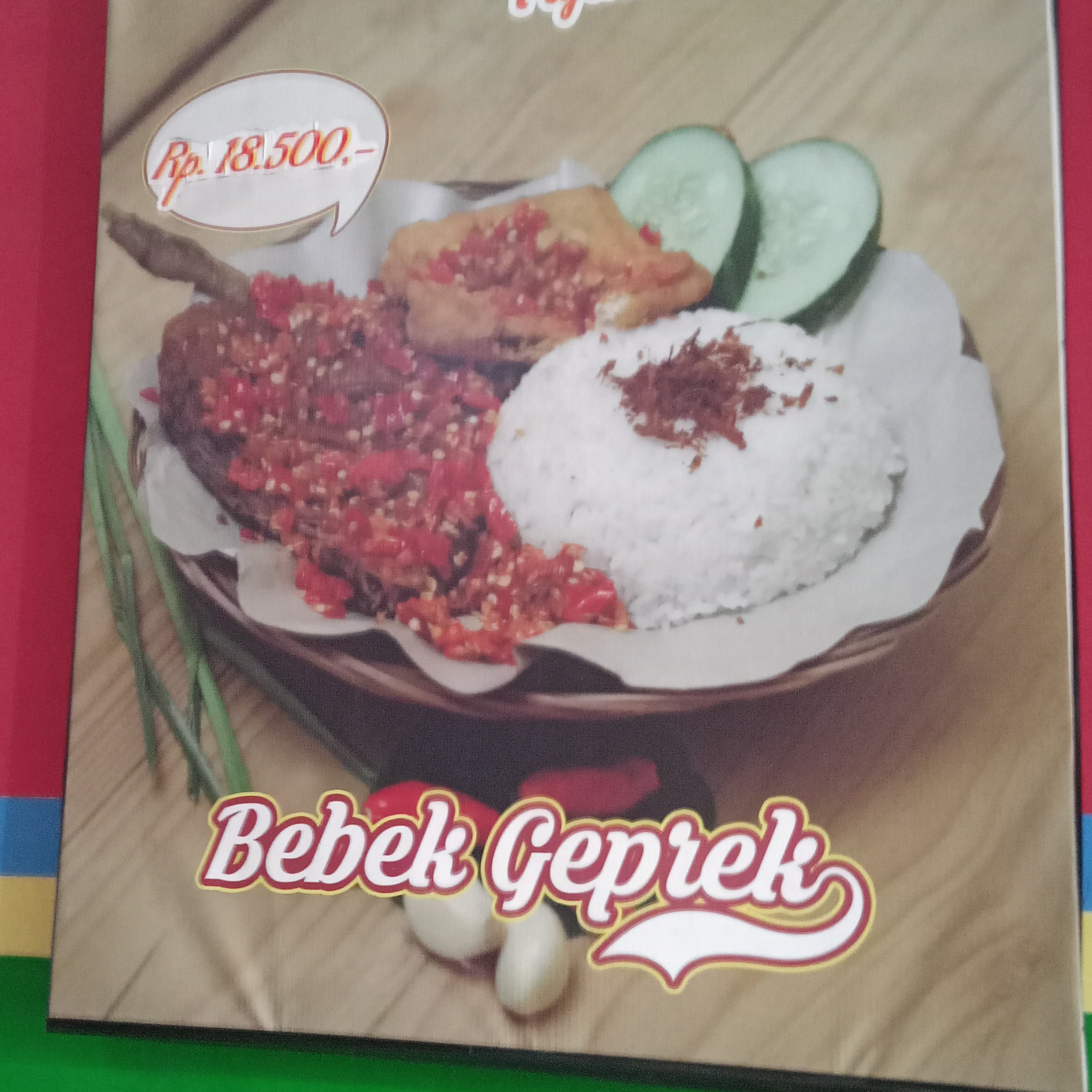 Nasi Bebek Geprek