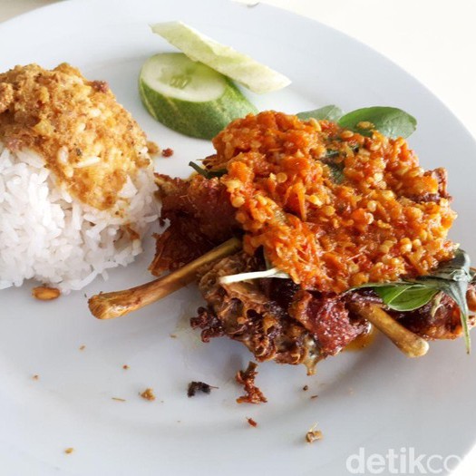 Nasi Bebek Penyet