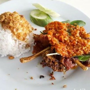 Nasi Bebek Penyet