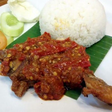 Nasi Bebek Penyet