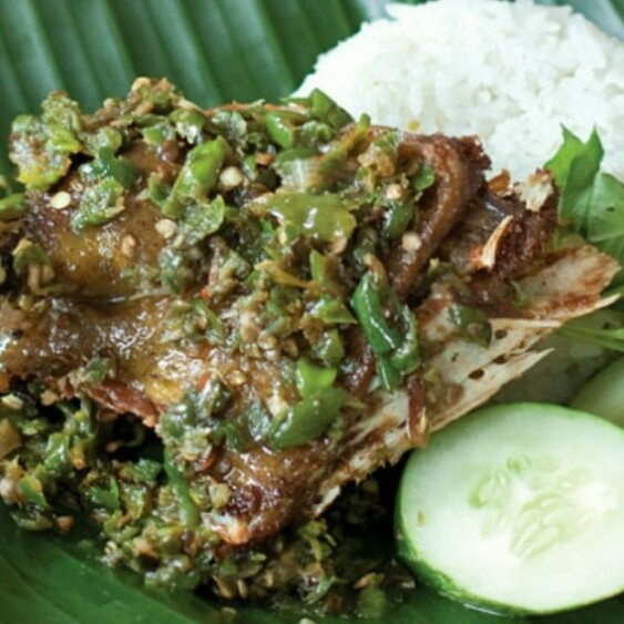 Nasi Bebek Sambel Ijo