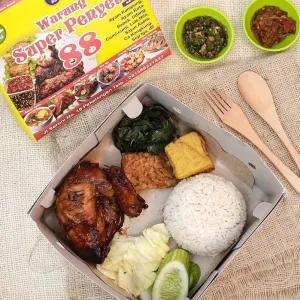 Nasi Box ayam kampung jumbo 