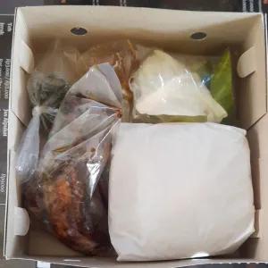 Nasi Box ayam kota 