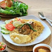 Nasi Briyani Daging Kambing