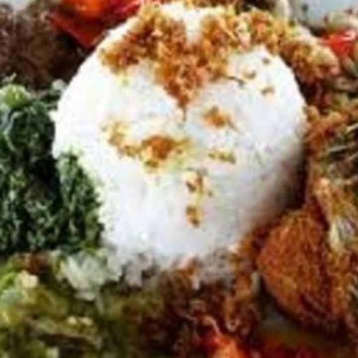 Nasi Bumbu Ples Ayam Bakar