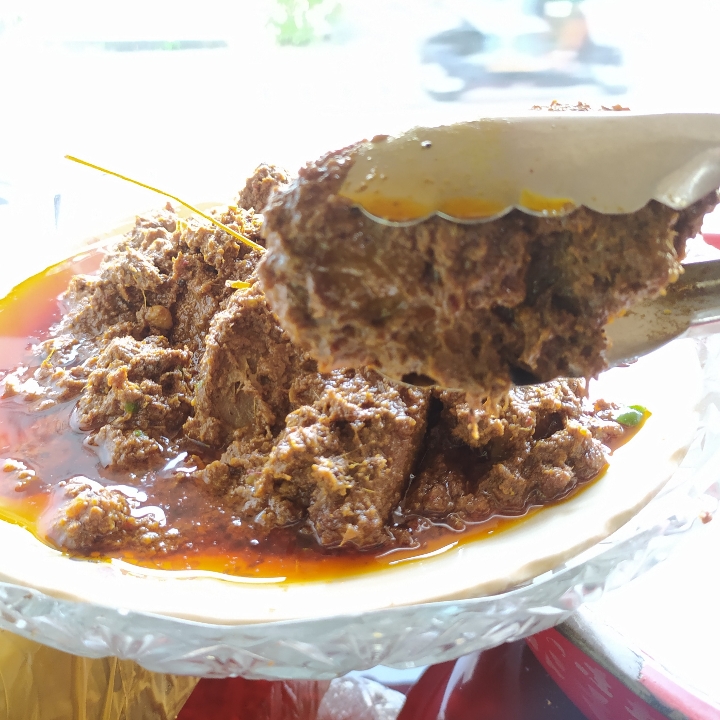 Nasi Bungkus - Rendang Daging