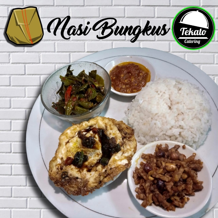 Nasi Bungkus Telur Ceplok