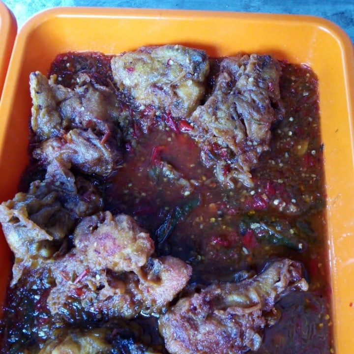 Nasi Campur Ayam Balado