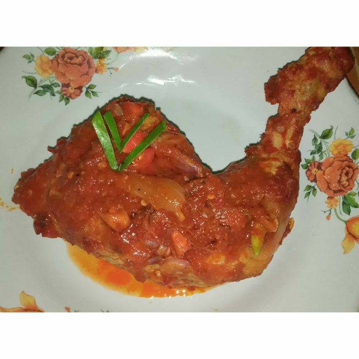 Nasi Campur Ayam Balado