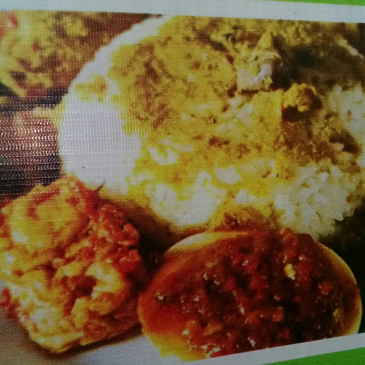 Nasi Campur Ayam Panggang