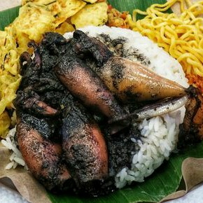 Nasi Campur Cumi Hitam