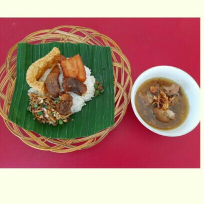 Nasi Campur Plus Kuah