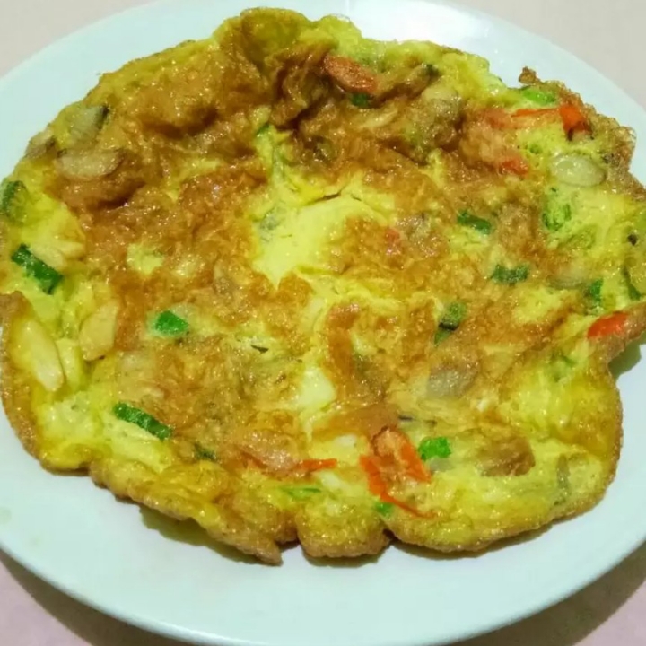 Nasi Campur Telur Dadar